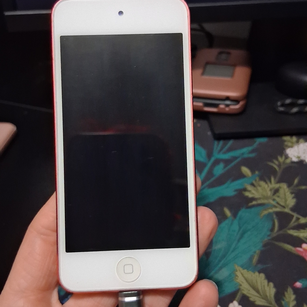 Red and White iPod Touch